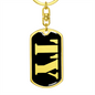 Ty v2 - Luxury Dog Tag Keychain
