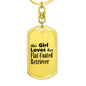 Flat-Coated Retriever - Luxury Dog Tag Keychain