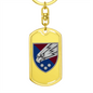 25th Airborne Brigade (Ukraine) - Luxury Dog Tag Keychain