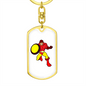 Superhero 01 - Luxury Dog Tag Keychain