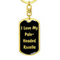 Love My Pale-Headed Rosella v2 - Luxury Dog Tag Keychain