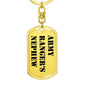 Army Ranger's Nephew - Luxury Dog Tag Keychain