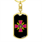 Ukrainian Ground Forces - Luxury Dog Tag Keychain