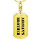 Airman's Brother - Luxury Dog Tag Keychain