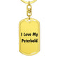 Love My Peterbald - Luxury Dog Tag Keychain