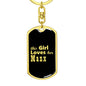 Manx v2 - Luxury Dog Tag Keychain