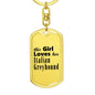 Italian Greyhound - Luxury Dog Tag Keychain