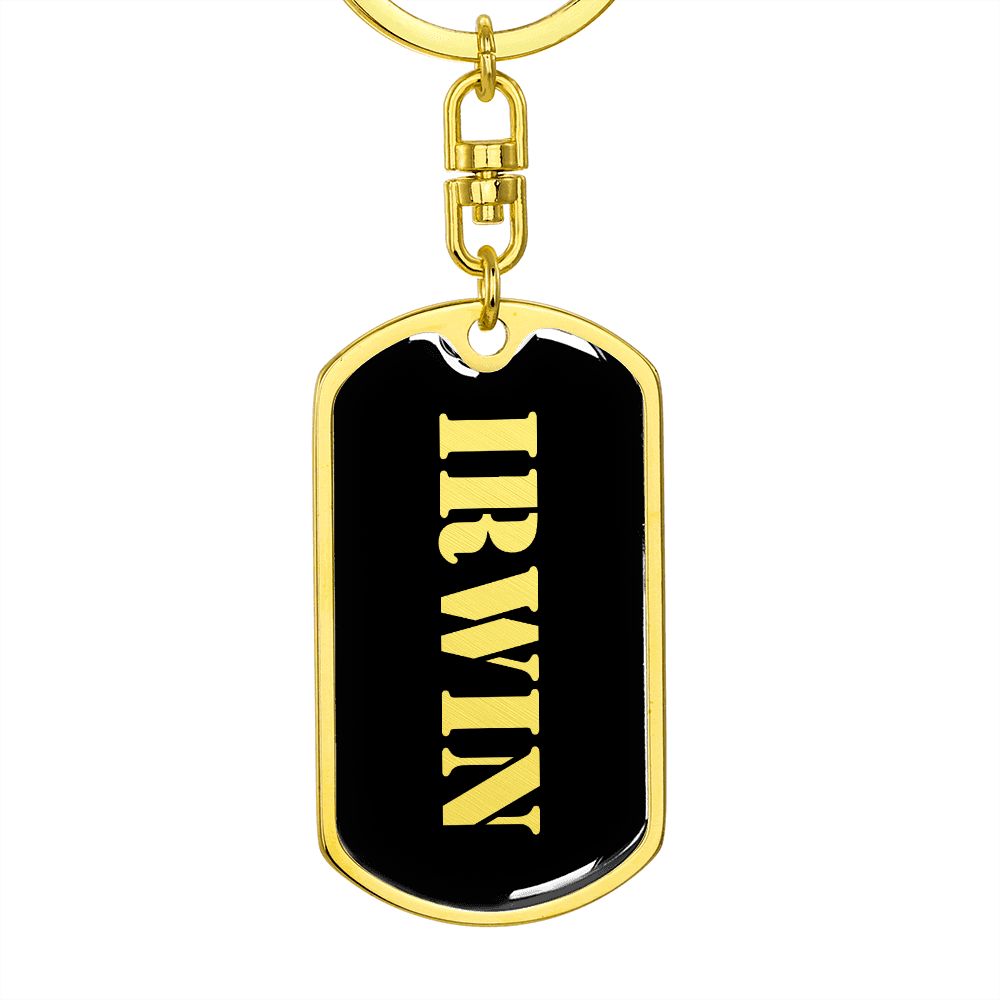 Irwin v2 - Luxury Dog Tag Keychain