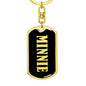 Minnie v02 - Luxury Dog Tag Keychain