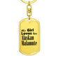 Alaskan Malamute - Luxury Dog Tag Keychain