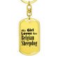 Belgian Sheepdog - Luxury Dog Tag Keychain