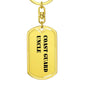 Coast Guard Uncle - Luxury Dog Tag Keychain