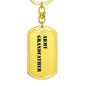Army Grandfather - Luxury Dog Tag Keychain
