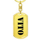 Vito - Luxury Dog Tag Keychain