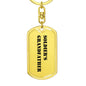 Soldier's Grandfather - Luxury Dog Tag Keychain