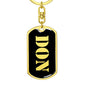 Don v3 - Luxury Dog Tag Keychain