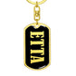 Etta v02 - Luxury Dog Tag Keychain