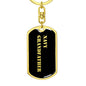 Navy Grandfather v2 - Luxury Dog Tag Keychain