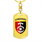 30th Mechanized Brigade (Ukraine) - Luxury Dog Tag Keychain