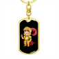 Knight 05-2 - Luxury Dog Tag Keychain