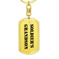 Soldier's Grandson - Luxury Dog Tag Keychain