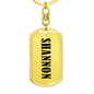 Shannon v01 - Luxury Dog Tag Keychain