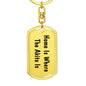 Akita's Home - Luxury Dog Tag Keychain