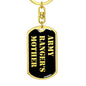 Army Ranger's Mother v2 - Luxury Dog Tag Keychain