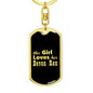 Devon Rex v2 - Luxury Dog Tag Keychain