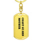 Coast Guard Mother - Luxury Dog Tag Keychain