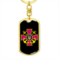 Ukrainian Naval Forces - Luxury Dog Tag Keychain