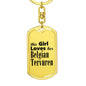 Belgian Tervuren - Luxury Dog Tag Keychain