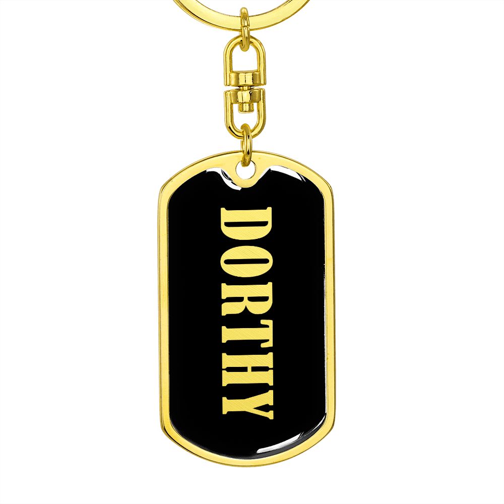 Dorthy v02 - Luxury Dog Tag Keychain