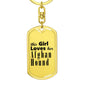 Afghan Hound - Luxury Dog Tag Keychain