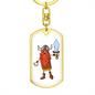 Viking 01 - Luxury Dog Tag Keychain