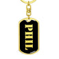 Phil v3 - Luxury Dog Tag Keychain