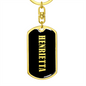 Henrietta v02 - Luxury Dog Tag Keychain