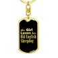 Old English Sheepdog v2 - Luxury Dog Tag Keychain