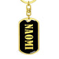 Naomi v02 - Luxury Dog Tag Keychain
