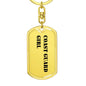 Coast Guard Girl - Luxury Dog Tag Keychain