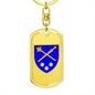 Operational Command East (Ukraine) - Luxury Dog Tag Keychain