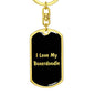 Love My Boxerdoodle v5 - Luxury Dog Tag Keychain