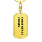 Coast Guard Cousin - Luxury Dog Tag Keychain
