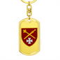 Operational Command West (Ukraine) - Luxury Dog Tag Keychain