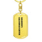 Soldier's Granddaughter - Luxury Dog Tag Keychain