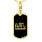 Goldendoodle v2 - Luxury Dog Tag Keychain