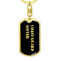 Coast Guard Sister v2 - Luxury Dog Tag Keychain