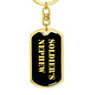 Soldier's Nephew v2 - Luxury Dog Tag Keychain