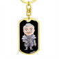 Knight 06-2 - Luxury Dog Tag Keychain