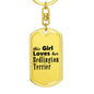 Bedlington Terrier - Luxury Dog Tag Keychain